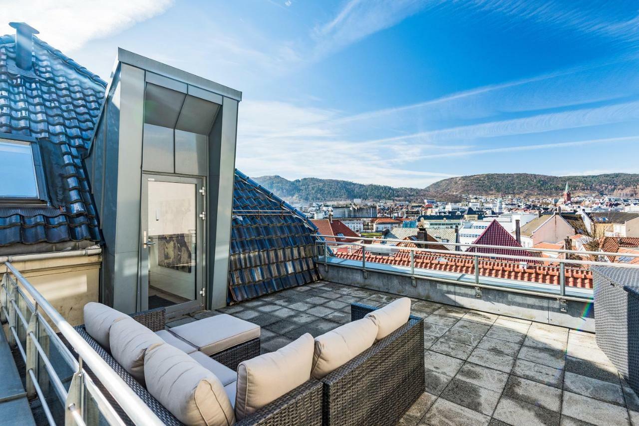 Kong Oscars Apartments Bergen Bagian luar foto