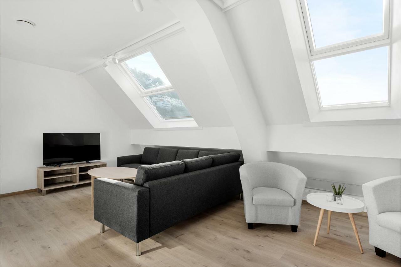 Kong Oscars Apartments Bergen Bagian luar foto